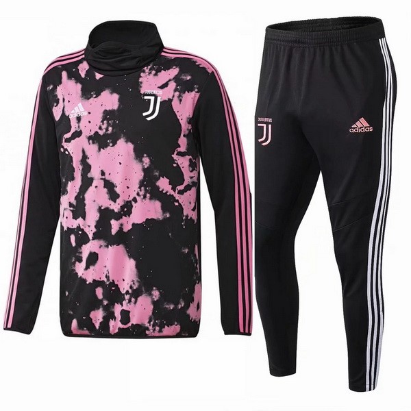 Trainingsanzug Juventus 2019-20 Schwarz Pink Weiß